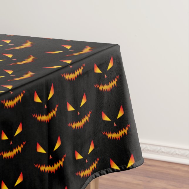Nappe Cool effrayant Jack O'Lantern visage motif d'Hallo (In Situ)