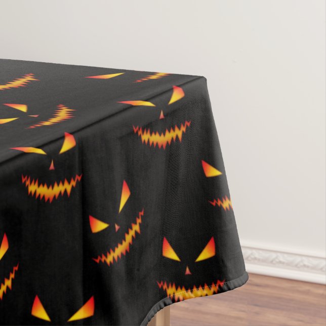 Nappe Cool effrayant Jack O'Lantern visage motif d'Hallo (In Situ)