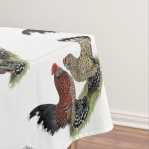 Nappe Coqs nains de D'Uccle : Mille Fleur