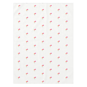 Nappe coquelicot rose et orange avec tige