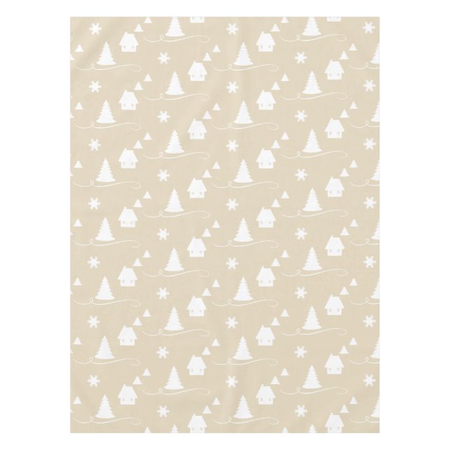 Nappe Cosy Winter Wonderland Motif Holiday Table (Devant)