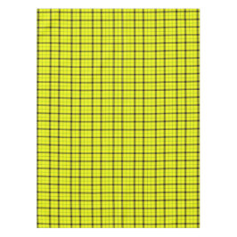 Nappe Coton Check & Black Lines | Tartan Jaune Plaid