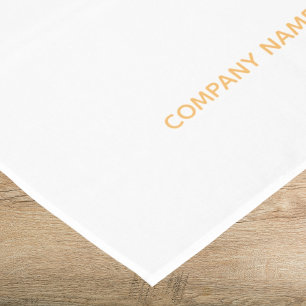 Nappe Couleur de marque du logo de l'entreprise