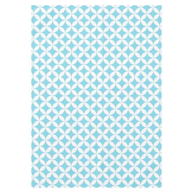 Nappe Couleur personnalisée blanche du cercle de répétit (Devant)