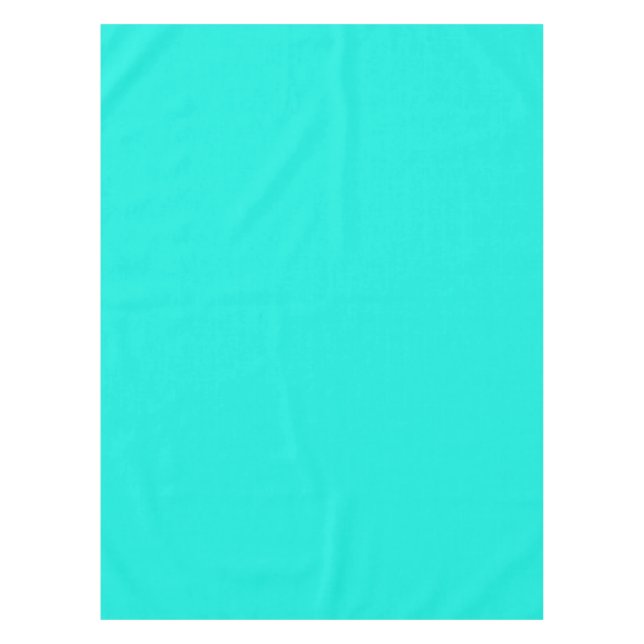 Nappe Couleur solide : Aqua brillant (Devant)