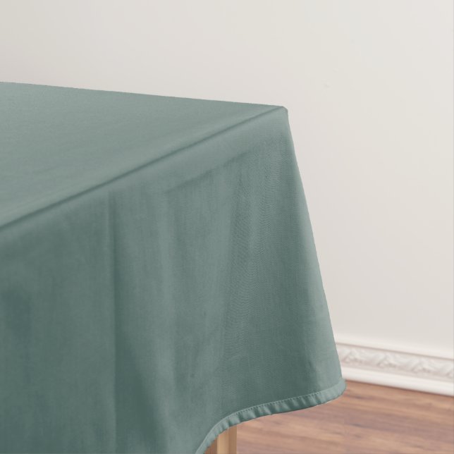 Nappe Couleur verte solide Eucalyptus | Hex# 5B7570 (In Situ)