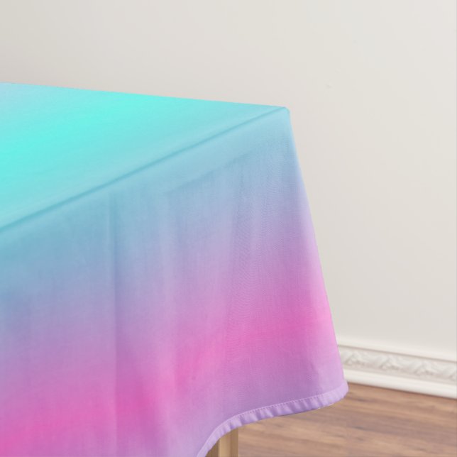 Nappe Couleurs de sirène dégradé rose pourpre aquombre (In Situ)