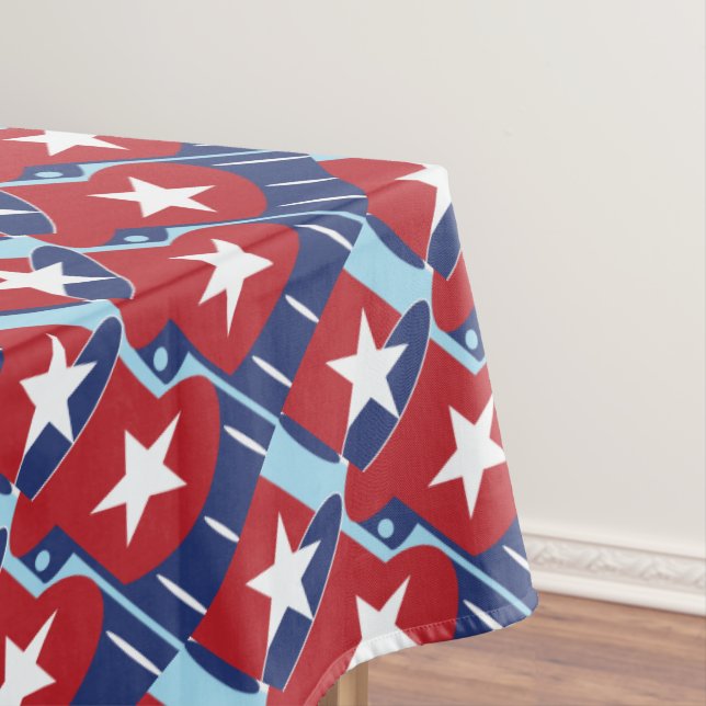 Nappe Couleurs patriotiques 4 juillet (In Situ)