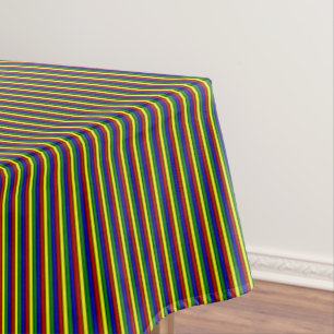 Nappe COULEURS PRIMAIRES, BANDE ROULÉE-52x70 TABLECLOTH