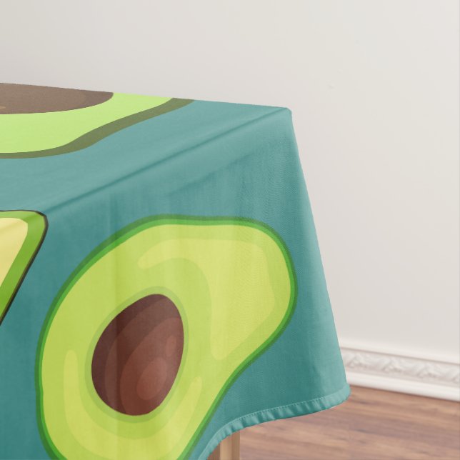Nappe Coupe de Kawaii Avocado coupe été Motif dégradé (In Situ)