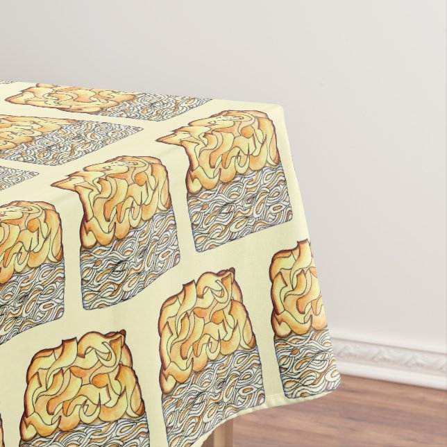 Nappe Coupe de Kugel Oeuf Juif nouille Casserole (In Situ)