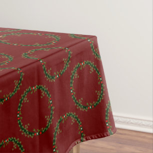 Nappe Couronne de Noël gothique