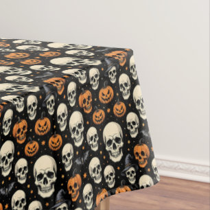 Nappe Crânes pour Halloween