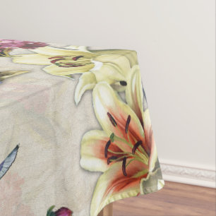 Nappe Création de l'aquarelle florale de l'époque victor
