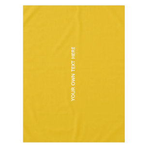 Nappe Créez Votre Propre Conception Personnalisée Jaune