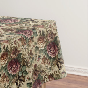 Nappe Crématoire en bois de rose - Motif moyen gothique