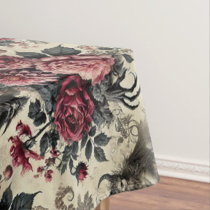 Nappe Crématoire Rose 🔥 - Gothique Grand Motif