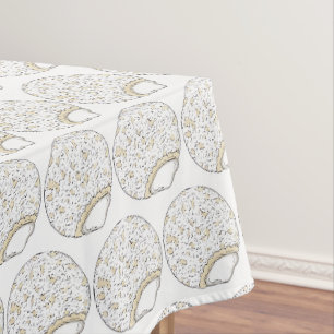 Nappe Crème Rempli Poudre Sucre Donut Doughnut Nourritur