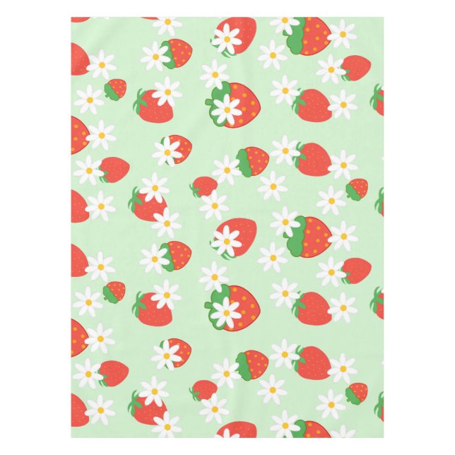 Nappe Cute Daisy Flower Motif de Noël (Devant)