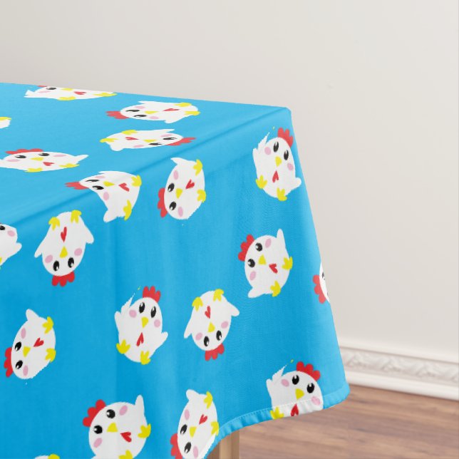 Nappe Cute ferme de poulet Enfants 1er fête d'anniversai (In Situ)