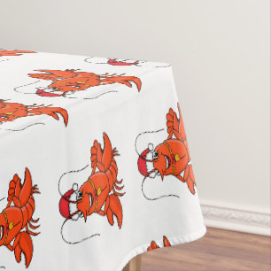 Nappe Cute joyeux homard portant le dessin du casquette
