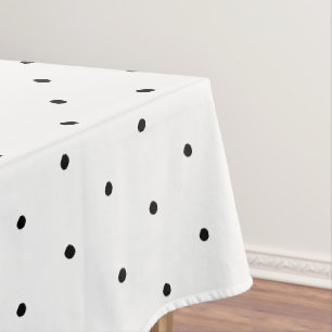 Nappe Cute noir blanc poka point motif élégant élégant