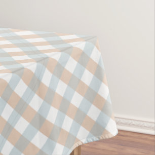 Nappe Cute Orange et Bleu En vichy Motif Halloween