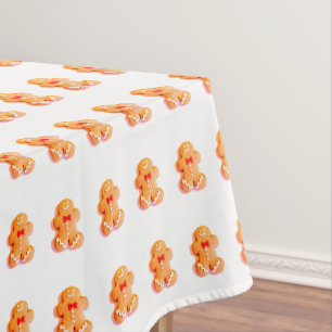 Nappe Cute pain d'épices homme Noël Vacances 4Ann