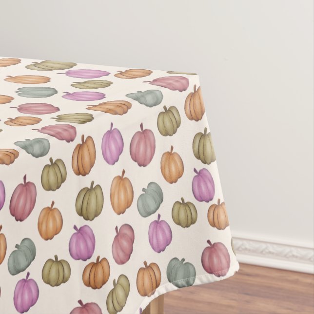 Nappe Cute Pastel Citrouille Pastel Motif (In Situ)