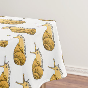 Nappe Cute yellow snail cartoon