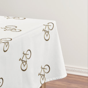 Nappe Cycliste de recyclage d'or de vélo de bicyclette