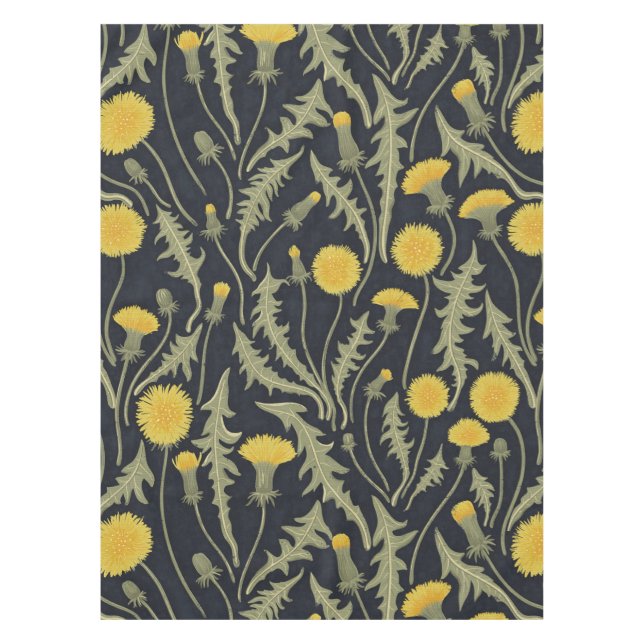 Nappe Dandelions, vert, jaune et noir (Devant)