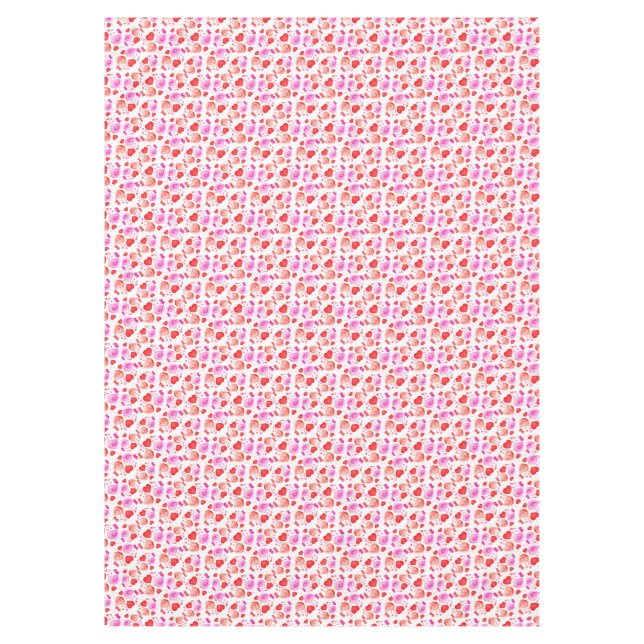 Nappe d'aquarelle mignonne Lovebirds (Devant)