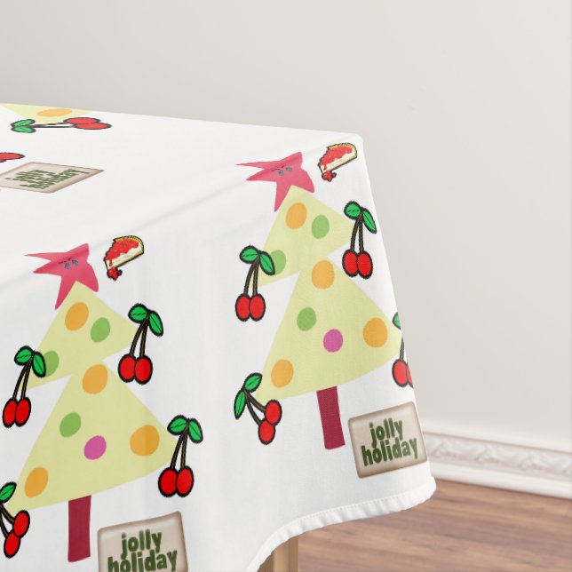 Nappe d'arbre de Noël, Jolly de cerises (In Situ)