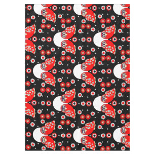 Nappe d'art populaire de Chouette scandinave