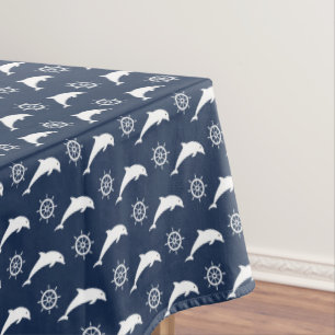Nappe Dauphins sur le motif de défilé