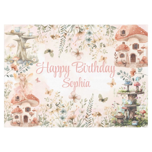 Nappe de Fée de Jardin enchantée (Devant (Horizontal))