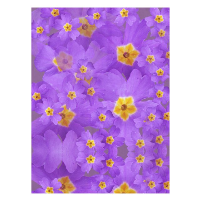 Nappe de fleurs violettes (Devant)