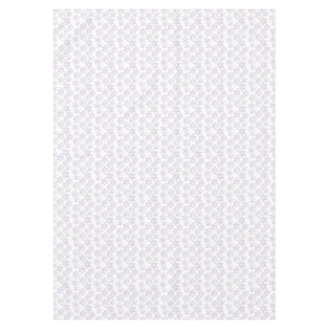 Nappe de flocon de Noël rose Tint (Devant)