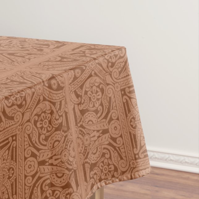 Nappe de médaillon Christopher Dresser, 60 po x 10 (In Situ)