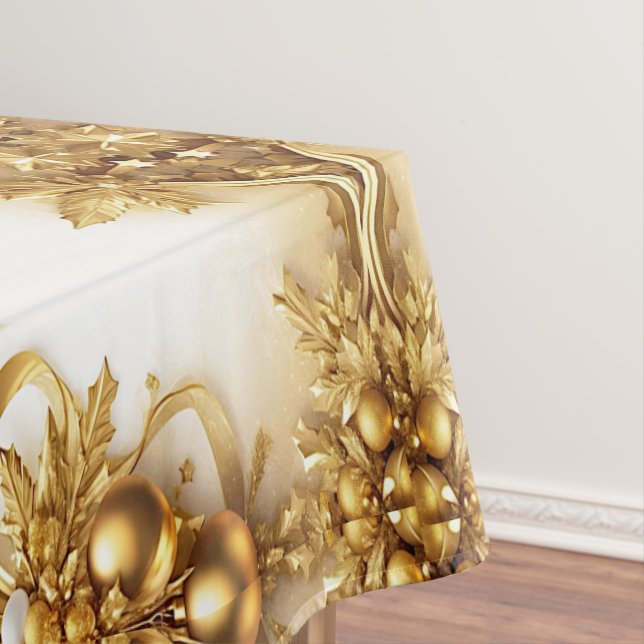 Nappe de Noël Feuille d'or (In Situ)