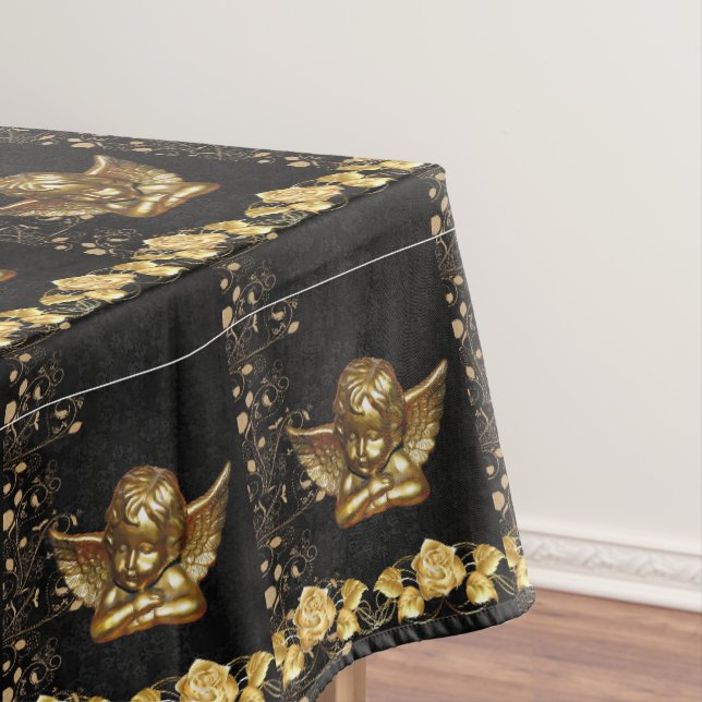 Nappe de Noël, Joyeux anges d'or (In Situ)