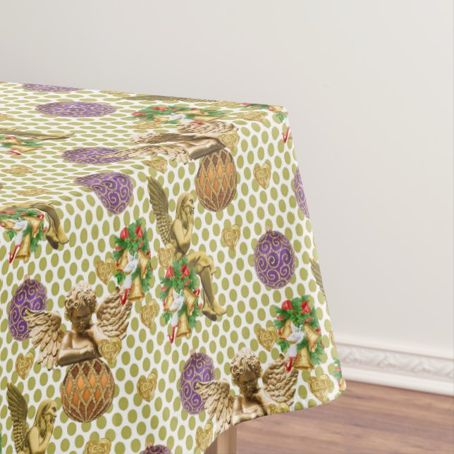 Nappe de Noël, Joyeux anges d'or (In Situ)
