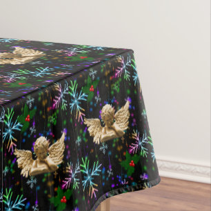 Nappe de Noël, Joyeux Noël, Ange