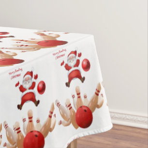 Nappe de Noël, Joyeux Noël, Bowling
