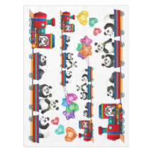 Nappe de panda précieuse - Couvercle de table