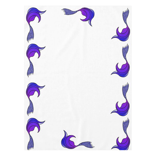 Nappe de queue de sirène pourpre (Devant)