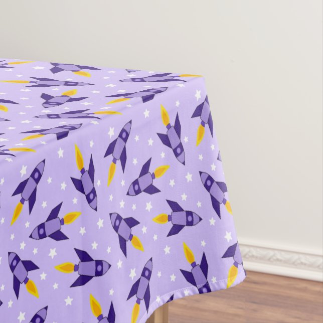 Nappe de roquette violette rétro (In Situ)