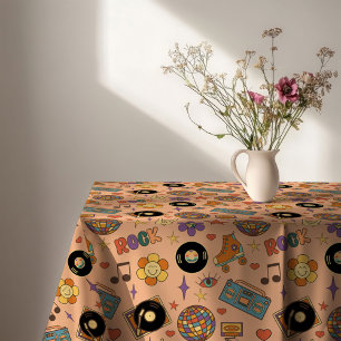 Nappe de style années 70, look pastel groovy pour
