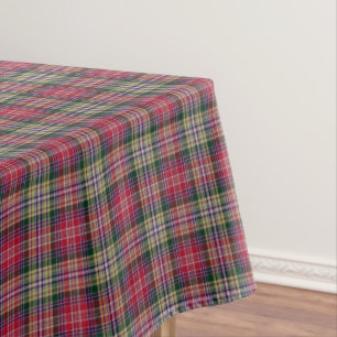 Nappe de table à carreaux d'héritage écossais